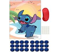 Volsha Pin the Nose on the Game, 52×42cm Party Game for Kids Girls with 24 PCS Birthday Party Supplies for Wall Home Room Decorations sti