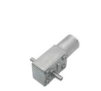 Volt DC Worm Geared Double Shaft Motor And Bracket 12V Dual Output Reducer Reversed Reduction JGY-370 1Pcs(42 RPM)