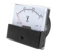 volt meter， DH670 DC 5V-500V Dial Analog Panel Volt Meter Gauge 1Pcs(5V)