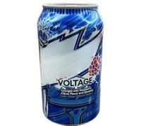 Voltage Charged With Raspberry Citrus Flavour Soft Drink 355ml (Pack of 12) "Ignite Your Passion with Every Sip" For All Occasions