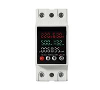 Voltage Current Protection, Adjustable Over/Under Voltage Protection Device with LED Display for Household Electrical Circuit Stability