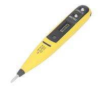 Voltage Detector Pen, Digital Display Intelligent Voltage Testing for Home Electrical AC DC Circuits C45 Steel ABS 12 to 1 Pack