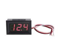Voltage Display Digital Voltmeter Three-Wire 0-400V Voltage Tester Suitable for Car Auto Motorcycle 電圧 電圧計 トランスデューサ 電圧検出リレー 電流計 ボルテージメーター アンペ アモニタ パネルゲ 电压表 电流表 电流 测试 电 数字电压计 車 アナログ