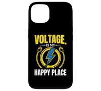 Voltage Is My Happy Place Electrician Lightning Case for iPhone 13