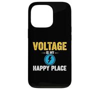 Voltage Is My Happy Place Electrician Lightning Case for iPhone 13 Pro
