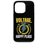 Voltage Is My Happy Place Electrician Lightning Case for iPhone 13 Pro