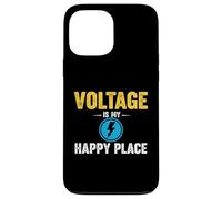 Voltage Is My Happy Place Electrician Lightning Case for iPhone 13 Pro Max