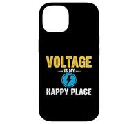 Voltage Is My Happy Place Electrician Lightning Case for iPhone 14