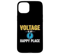 Voltage Is My Happy Place Electrician Lightning Case for iPhone 15 Plus
