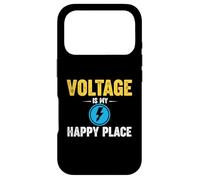 Voltage Is My Happy Place Electrician Lightning Case for iPhone 17 Pro