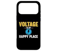 Voltage Is My Happy Place Electrician Lightning Case for iPhone 17 Pro Max