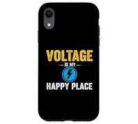 Voltage Is My Happy Place Electrician Lightning Case for iPhone XR