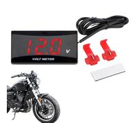 Voltage Meter,Electrical Tester LCD Display - Motorcycle Battery Gauge Voltage Meter - for Boat Car Motorcycle ATV Truck RV Sedan Pickup Scooter SUV Dashboard Handlebar