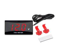 Voltage Meter - Tester Gauge LCD Display 0-20V,Vehicle Digital Battery Volt Meter | for Car Automotive Motorcycle Truck RV ATV Pickup Sedan Scooter Dashboard Handlebar