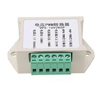 Voltage PWM Converter High Precision Analog to Digital Signal Conversion Module 0-10V to 0-100% PWM Output for Motor Speed Control and Instrument Interface ABS Material