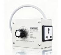 Voltage Regulator, 4000W AC 220V Electronic Voltage Regulator, SCR High Precision Adjustable Single Phrase Motor Fan Speed Controller Dimmer for Electrical Equipment in Households