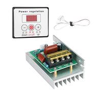Voltage Regulator, 6000W SCR Digital Voltage Regulator Speed Control Dimmer, Large Power Heatsink, 80A Current, Voltage Absorbing, AC, for Electric, Motors