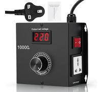 Voltage Regulator, AC 220V Electronic Voltage Regulator with LED Display SCR High Precision Single Phrase Motor Fan Speed Controller Dimmer Thermostat