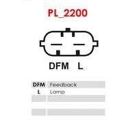 Voltage regulator ARE0118(BOSCH) AS-PL for SAAB OPEL