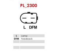 AS-PL ARE0120S2 Alternator voltage regulator