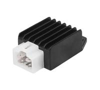 Voltage Regulator Compatible With GY6 50cc 70cc 90cc 110cc For 125cc 150cc 4 Pin Motorcycle Voltage Regulator Rectifier Pit Dirt Bike Motorcycle Moped Scooter