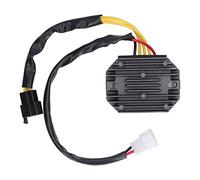 Voltage Regulator Rectifier 12V Motorcycle Charging System Part Compatible with SV650 SV650S 1999-2009, Aluminum Alloy, Stable Power Output
