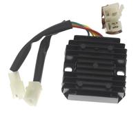 Voltage Regulator Rectifier Fit For Honda Fit For Yamaha 70cc/100cc/110cc/125cc/150cc Motorcycle Rectifier Regulator Voltage Adjuster(WHITE)