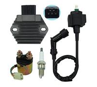 Voltage Regulator Rectifier Fit for Honda Rancher 350 TRX350FE TRX350FM TRX350TE TRX350TM 2000-2006 Foreman 450 TRX450ES 1998-2001 with Starter Solenoid Relay and Ignition Coil