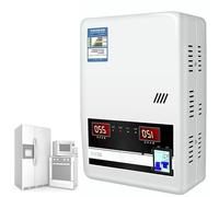 Voltage Stabilizer 220V Automatic Voltage Regulator Single Phase AC Stabilizer 6800W-20000W High Power Household Voltage Stabilizer for Refrigerators, Air Conditioner,15000W