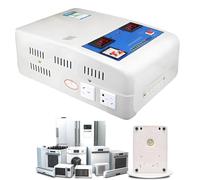 Voltage Stabilizer 8800W - 30000W, 220V AC Voltage Regulator for Home Appliances, High Power Stabilizer with Dual Digital Display for Refrigerators