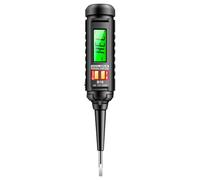 Voltage Tester - ABS Chrome Steel Material Voltage Tester Pen | 6" Digital LCD Display 120G AC 12V-300V NCV Detection System For Use In Circuit Breaks