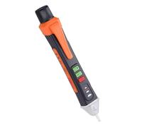 Voltage Tester, Dual Range AC Non-Contact Voltage Tester Pen Adjustable Sensitivity Audible and Flashing LED Alarms Wire Breakpoint Finder Electrical Tester with Flashlight Visual Audible Indicators