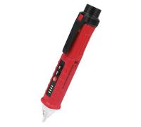 Voltage Tester Pen, 12V-1000V Non Contact Electric Tester Pen, Adjustable Sensitivity NCV Volt Stick, AC Voltage Detector with LED Flashlight, Live/Null Wire Checker and Breakpoint Finder - Red