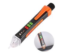 Voltage Tester Pen Non-Contact Socket Tester with Range AC 12-1000V/48-1000V Electrical voltage pen with Flashlight,Buzzer Alarm, Wire Breakpoint Finder