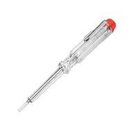 Voltage Tester Screwdriver 120-250V AC Electric Tester Pen Probe Light, Circuit Tester for Live & Neutral Wire Detection, Socket Voltage Detector Tool, Compact Electrical Tester for DIY & Electricians