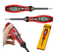 Voltage Tester Screwdriver, Electric Test Tool, Non-Contact Voltage Tester, Dual Range AC 11V/30V-1000V with LCD Display, Buzzer Alarm, Stoppoint Location Function