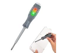Voltage Tester Screwdriver - LED Double Light | Magnetic Flathead Detector Pen And Electrical Measuring Tool | Intelligent Non-Contact Circuit Sensor For Home Maintenance Professional Electrician Use