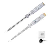 Voltage Tester Screwdriver Pen - Electrical Screwdrivers Set 2Pack - Screwdriver Set Electric - Mains Tester - Test Range 100V-250V