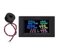 Voltages Current Single Phase Power Energy Tester Color Display Instrument For Electrical Systems Realtime Power Consumption Analysis
