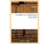 Voltaire Candide ou L'optimisme Paperback Book Voltaire Multicolor