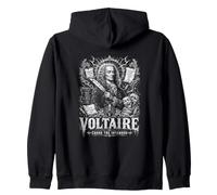 Voltaire Crush The Infamous Enlightenment Philosophy Zip Hoodie
