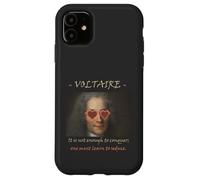 Voltaire Philosophy Quote Conquer Seduce Funny Case for iPhone 11