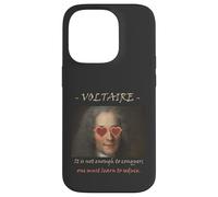 Voltaire Philosophy Quote Conquer Seduce Funny Case for iPhone 14 Pro