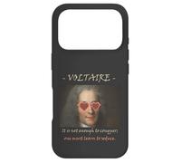 Voltaire Philosophy Quote Conquer Seduce Funny Case for iPhone 17 Pro