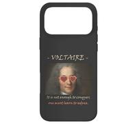 Voltaire Philosophy Quote Conquer Seduce Funny Case for iPhone 17 Pro Max