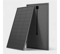 VOLTANIC 120W Solar Panel | All-Black Rigid Module | Ultra-Efficient Monocrystalline N-Type TOPCon | Ideal for 12V/24V Off-Grid, Motorhomes, Narrowboats, Sheds & for Backup Power Stations