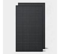 VOLTANIC 400W Solar Array 2PC 200W | All-Black Rigid Module | Ultra-Efficient Monocrystalline N-Type TOPCon | Ideal for 12V/24V Off-Grid, Motorhomes, Narrowboats, Sheds & for Backup Power Stations