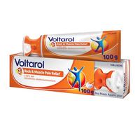 Voltarol Back & Muscle Pain Relief 1.16% Diclofenac Gel, No Mess, 100 g | Diclofenac gel for back, muscle and joint pain, no mess applicator, targeted relief for sprains, strains and sports injuries