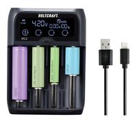 VOLTCRAFT Charger for cylindrical cells NiMH NiCd Li-ion LiFePO AAAA AAA IPC-2