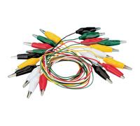 VOLTCRAFT Crocodile Leads x10 540mm/0,5